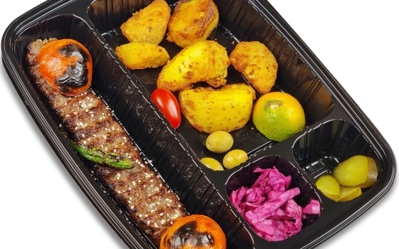 خوراک کباب لقمه