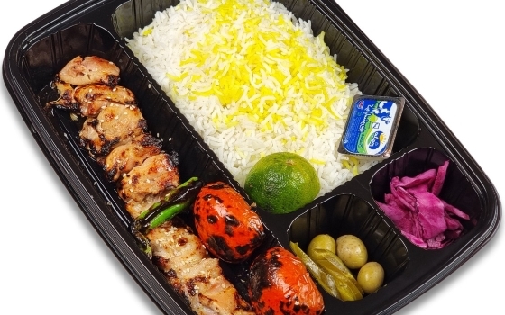 چلو جوجه کباب بدون استخوان