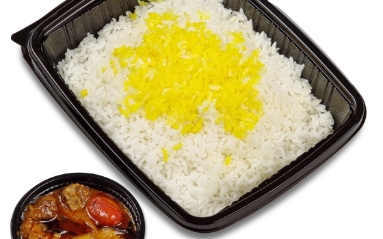 چلو خورشت قیمه سیب زمینی